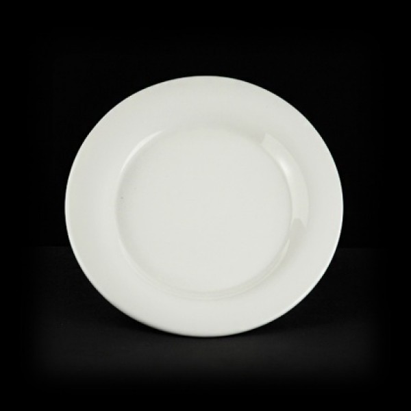 Тарелка d=21, 5cm,  с полями белая,  SAM&SQUITO CLASSIC
