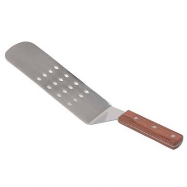 Лопатка с отверстиями,  металл с деревянной ручкой,  l=19*7, 4см,  P.L. Proff Cuisine