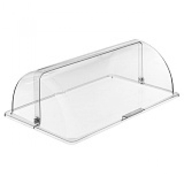 Крышка GN 1/1 53*32, 5см. поликарбонат,  прозрачная,  Roll-Top