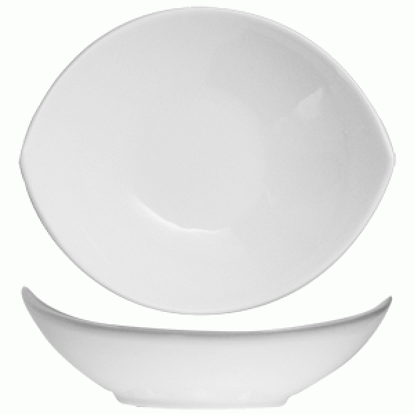 Салатник 1000мл/l=27*23, 5см,  белый фарфор,  KunstWerk