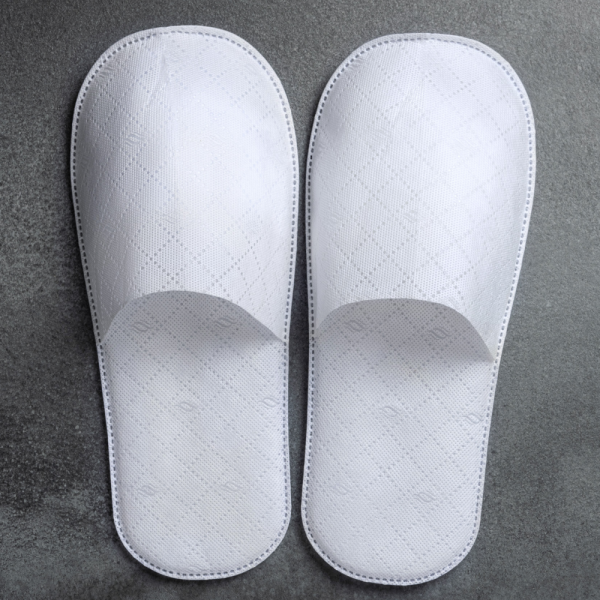 Тапочки одноразовые №1 белые нескользящие 2мм/200шт