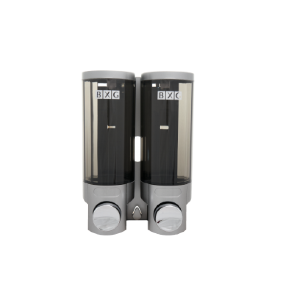 Дозатор для жидкого мыла BXG-SD-2006C серый 2х400мл