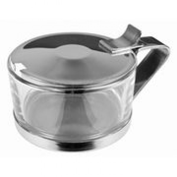 Пармезанница 180мл/d=8, 5/h=7/b=12см стекло и нерж.,  ILSA