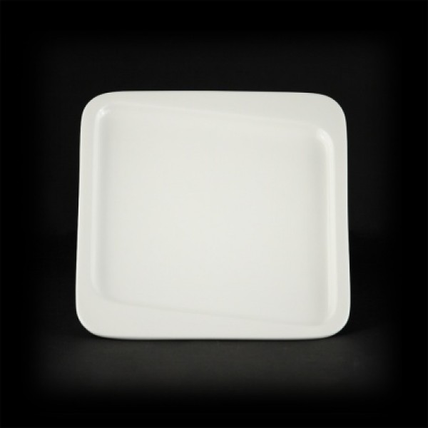 Тарелка квадратная 15*15см,  белый,  SAM&SQUITO QUADRO
