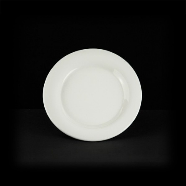 Тарелка d=17, 5cm,  с полями белая,  SAM&SQUITO CLASSIC