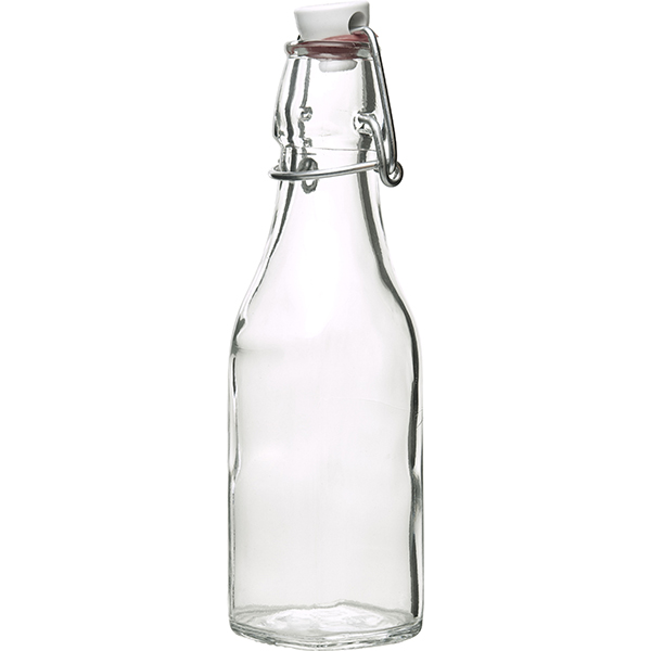 Бутылка с пробкой 250мл/h=19, 2см «Свинг» стекло;  BORMIOLI ROCCO								