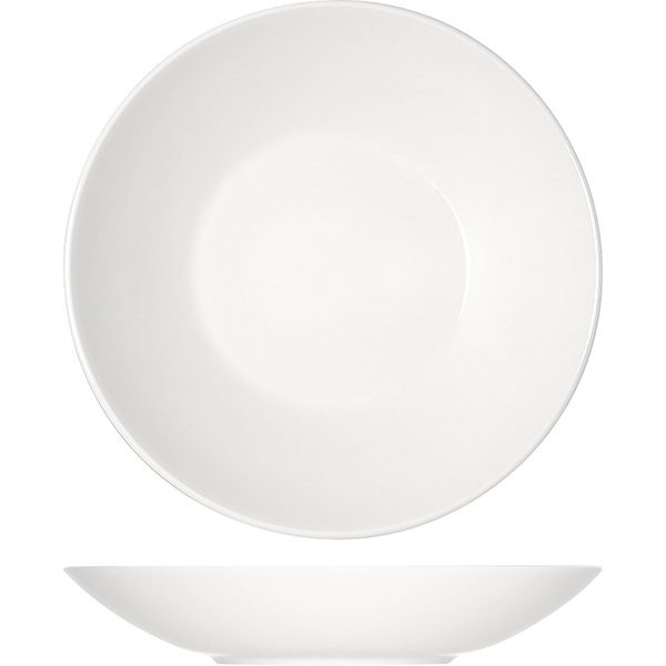 Салатник d=30см/h=4см «Опшенс» фарфор белый,  BAUSCHER