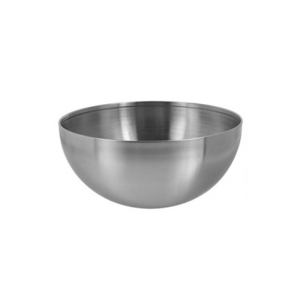 Миска 700мл/d=15/h=7см. полусферическая,  нерж. MGsteel