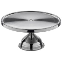 Подставка д/торта d=32см/h=9см,  нерж.,  MGsteel