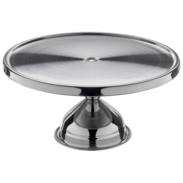 Подставка д/торта d=32см/h=9см,  нерж.,  MGsteel