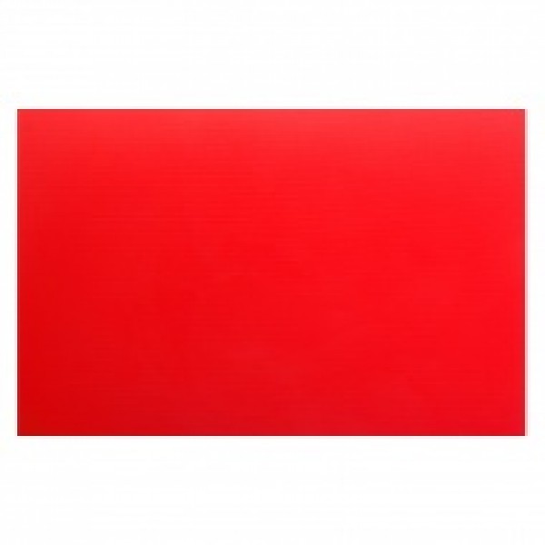 Доска разделочная 500х350х18 красная полипропилен,  Китай