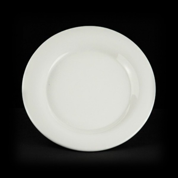 Тарелка d=30cm,  с полями белая,  SAM&SQUITO CLASSIC
