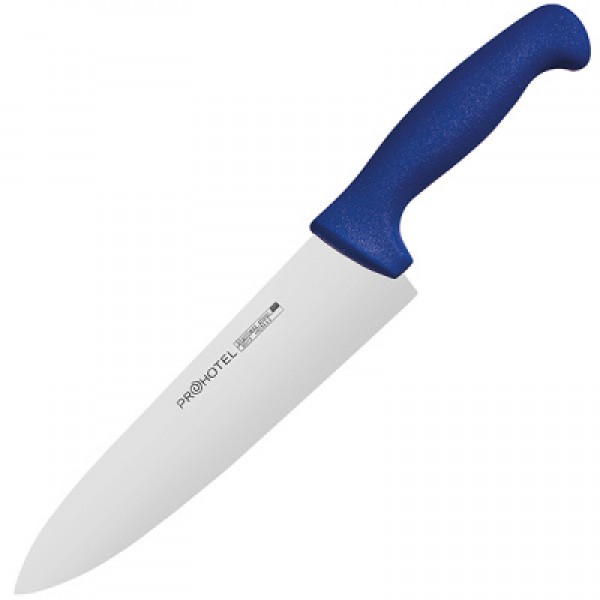 Нож поварской L=340/20, B=45мм,  синий,  PROHOTEL
