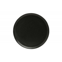 Тарелка д/пиццы d=20см черный,  PORLAND