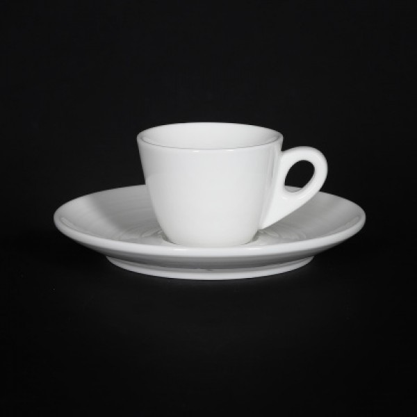 Чашка кофейная 80мл «Corone Caffetteria» белый,  CORONE