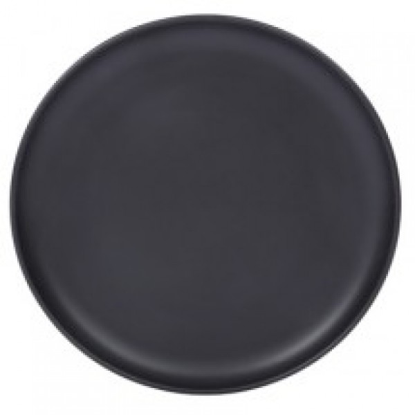 Тарелка d=20cm с бортом Nordic черная,  KUTAHYA